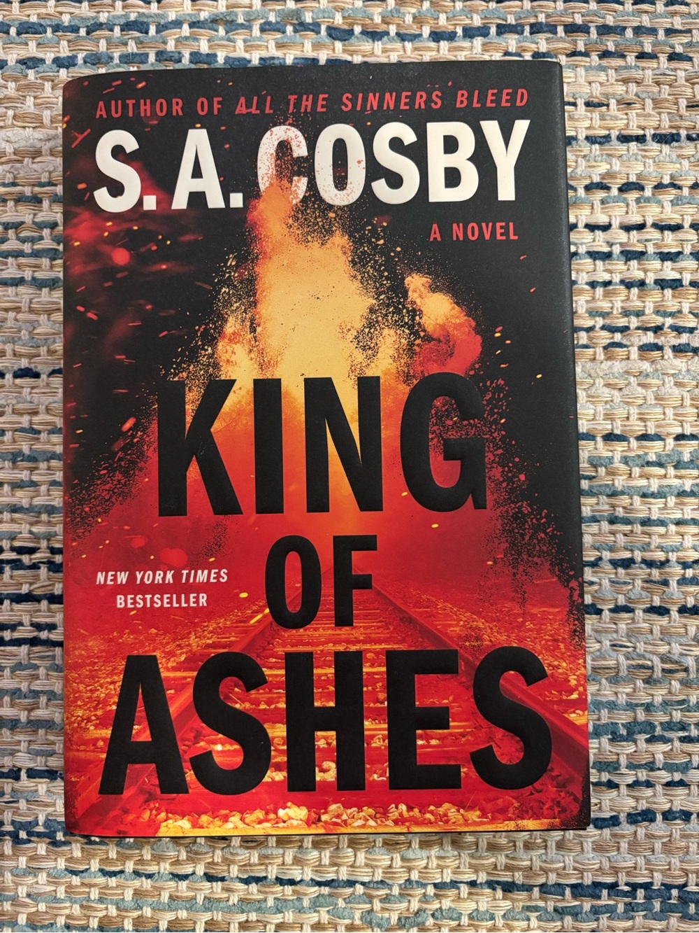 S.A. Cosby "King of Ashes" Hardcover Book